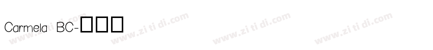 Carmela BC字体转换